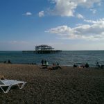 Brighton's beach and west pier (pic: Rosie Niven)