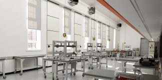 Collaborative teaching laboratory at the University of Birmingham