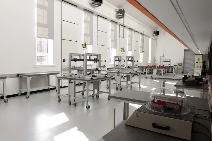 Collaborative teaching laboratory at the University of Birmingham