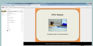 DMU Replay Student View