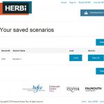 HERBi users can now save their results and to come back and review or change them at a later date