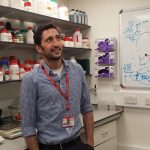 Martin Marley in laboratory