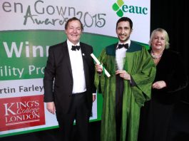Martin Farley receives Green Gown Award 2016