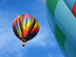 Hot air balloons