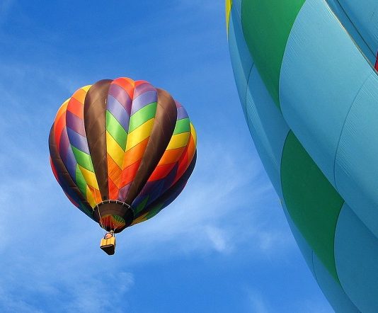 Hot air balloons