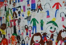 Children's drawings of people