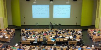 university lecture theatre