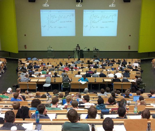 university lecture theatre